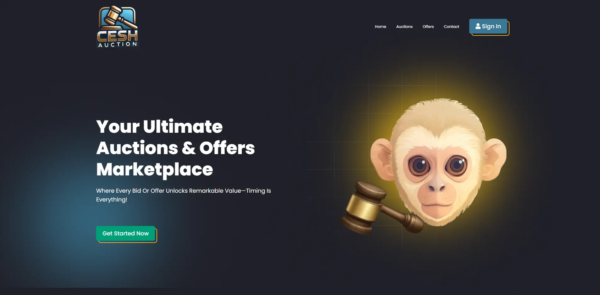 Cesh Online Auction platform